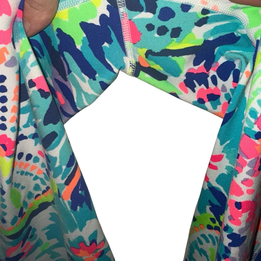 Lilly Pulitzer UPF 50+ Luxletic 21" Weekender Crop Legging Sz Small Style 25219 - Picture 2 of 8